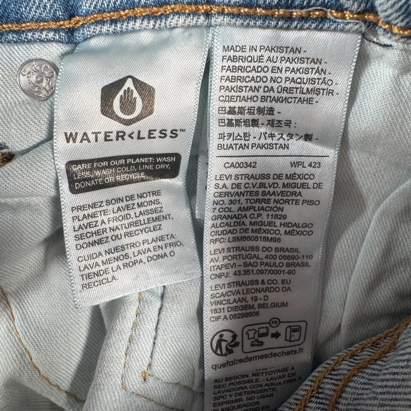 Levis Jeans Mens 31 Blue 511 Straight Light Wash NWT - Picture 4 of 14